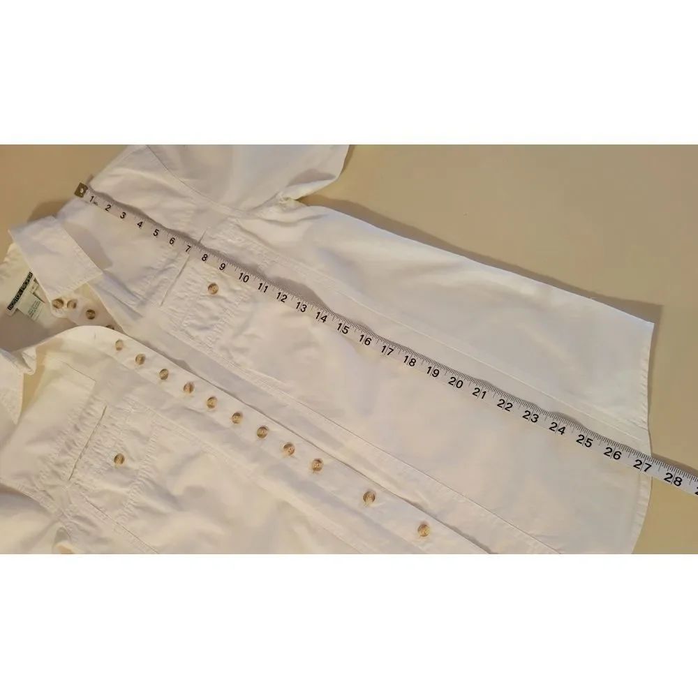 Boston Proper White Button Down Shirt - Picture 4 of 13